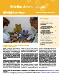 capa - Boletim de Imunização Pela Reconquista das Altas Coberturas Vacinais no Brasil e nas Américas