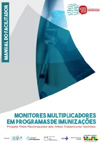 capa - Monitores Multiplicadores em Programas de Imunizações